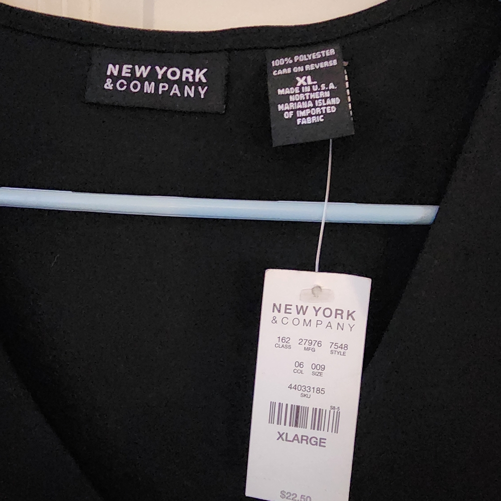 New York & Company Black Tank Top - Picture 2 of 3